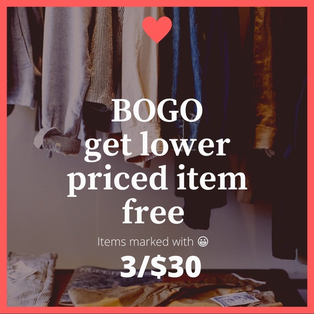 BOGO sale